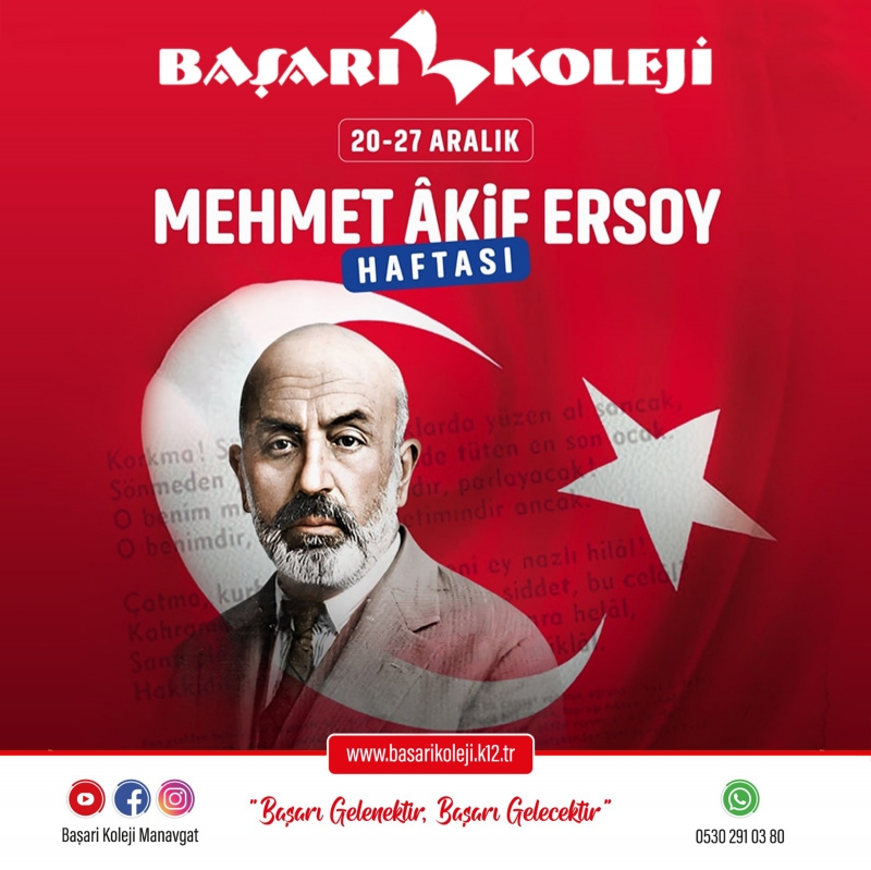 20-27 ARALIK MEHMET AKİF ERSOY'U ANMA HAFTASI