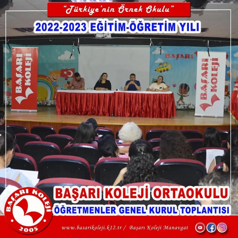 2022-2023 EĞİTİM-ÖĞRETİM YILI ORTAOKUL SENE BAŞI ÖĞRETMENLER GENEL KURUL TOPLANTIMIZI GERÇEKLEŞTİRDİK