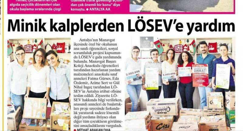 Milliyet Akdeniz'de bugün yayınlanan haberimiz! 