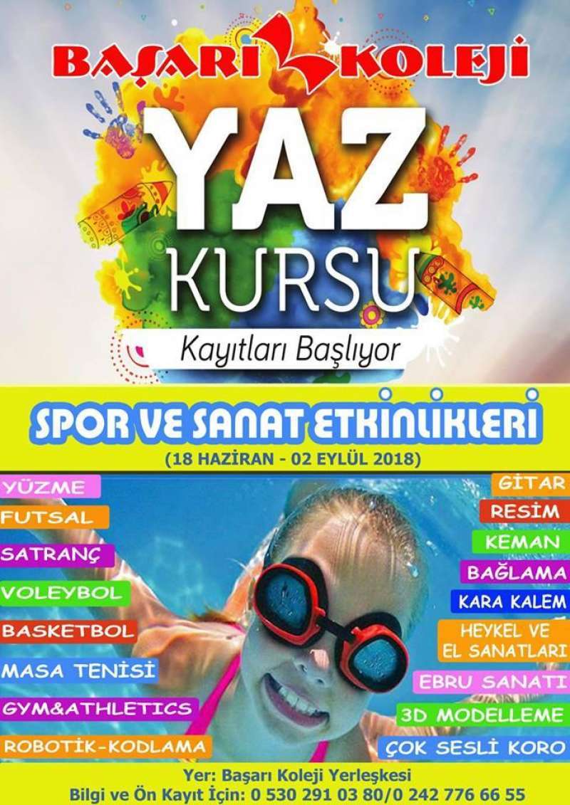 BAŞARI KOLEJİ YAZ KURSU KAYITLARI BAŞLADI!