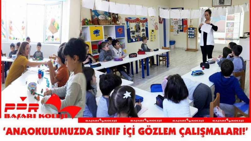 ANAOKULUMUZDA SINIF İÇİ GÖZLEM ÇALIŞMALARI!