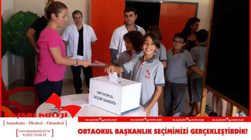 ORTAOKUL BAŞKANLIK SEÇİMİMİZİ GERÇEKLEŞTİRDİK!