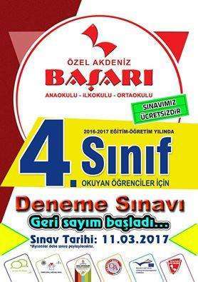 BAŞARI KOLEJİ ÖDÜLLÜ DENEME SINAVI!