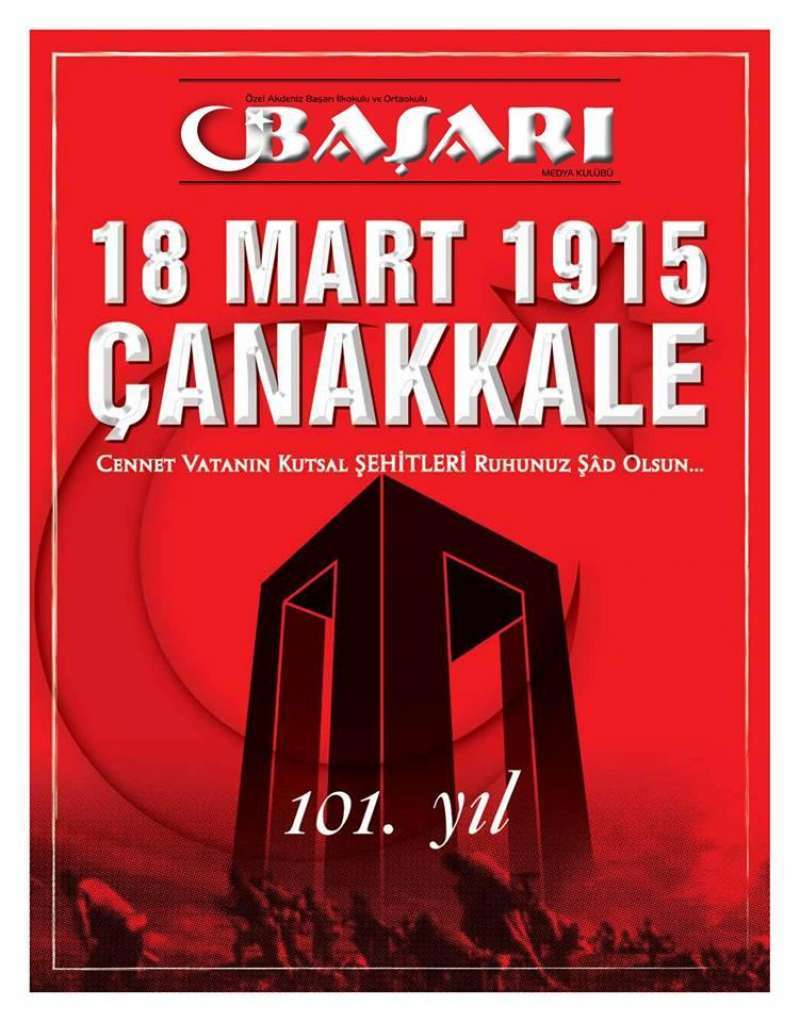 BAŞARI GAZETEMİZİN 18 MART ÇANAKKALE ÖZEL SAYISI! 
