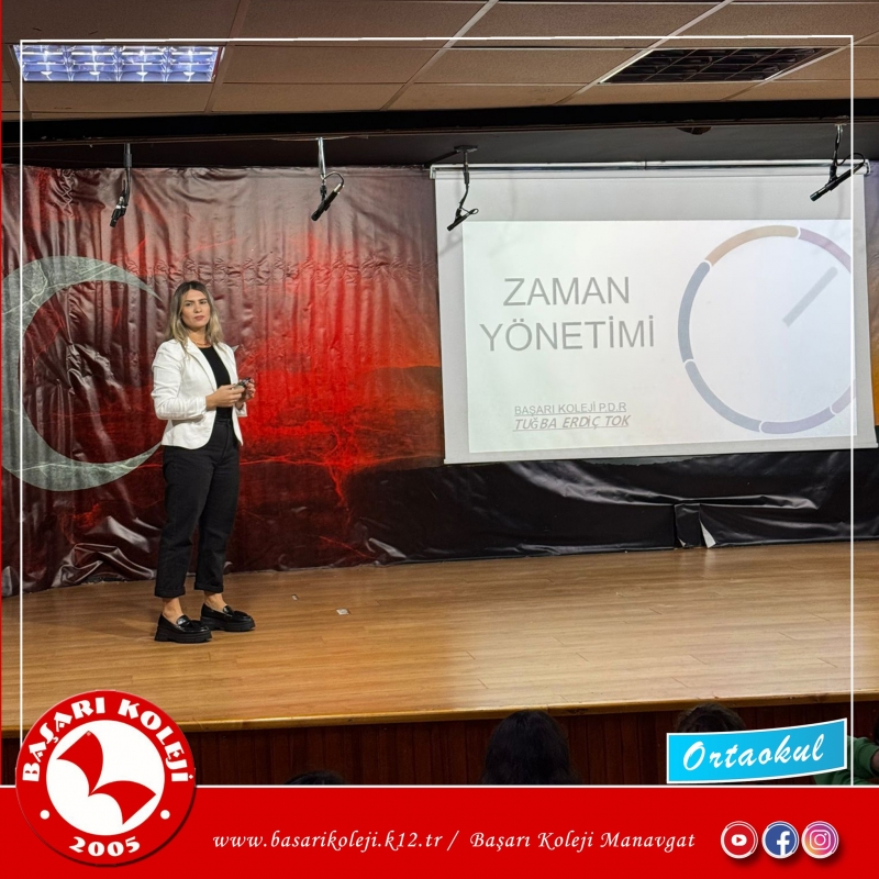 8.SINIF ÖĞRENCİLERİMİZE DOĞRU ZAMAN YÖNETİMİ SEMİNERİ