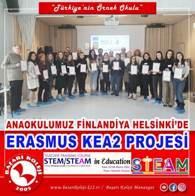 BAŞARI KOLEJİ ANAOKULUMUZ FİNLANDİYA HELSİNKİ'DE ERASMUS KEA2 PROJESİ