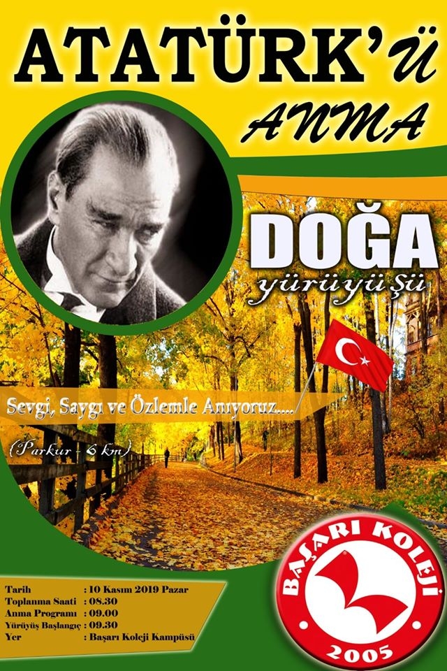 BAŞARI KOLEJİ’NDEN ‘10 KASIM ATATÜRK’Ü ANMA DOĞA YÜRÜYÜŞÜ’ 