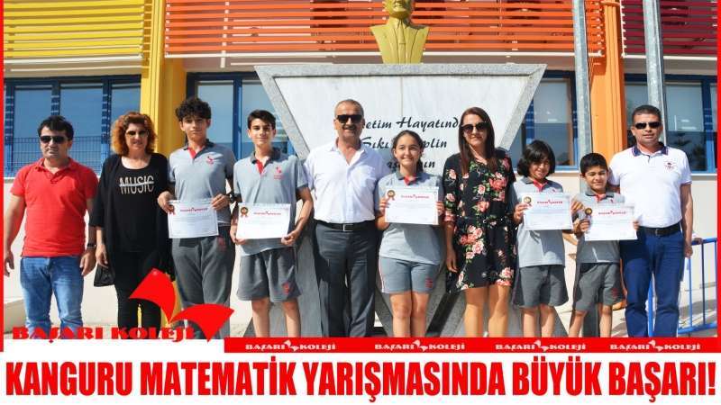 KANGURU MATEMATİK YARIŞMASINDA BÜYÜK BAŞARI