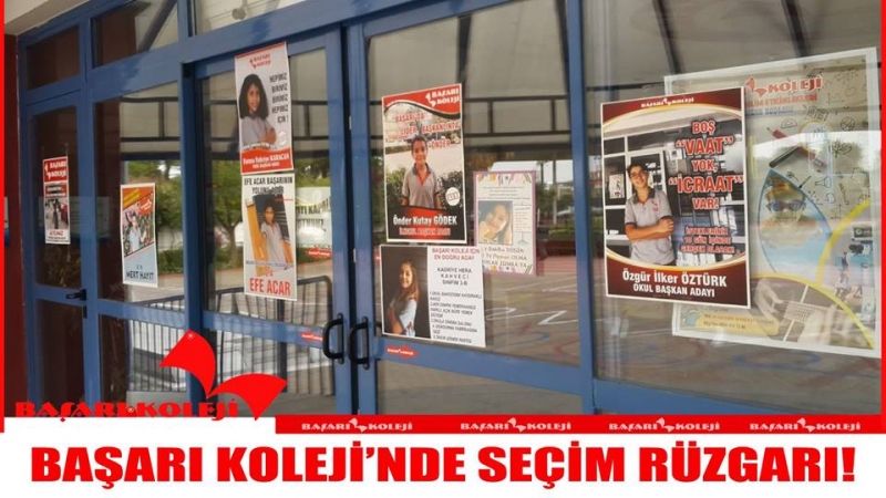ÖĞRENCİLERİMİZİN SEÇİM POSTERLERİ!