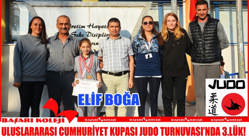 ULUSLARARASI CUMHURİYET KUPASI JUDO TURNUVASI’NDA 3.LÜK!